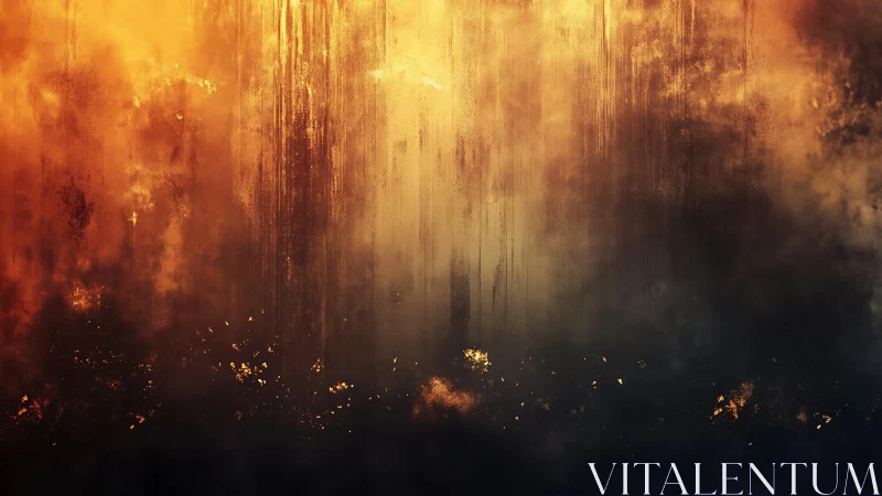 Abstract fiery gradient background with smoky textures and vertical streaks.