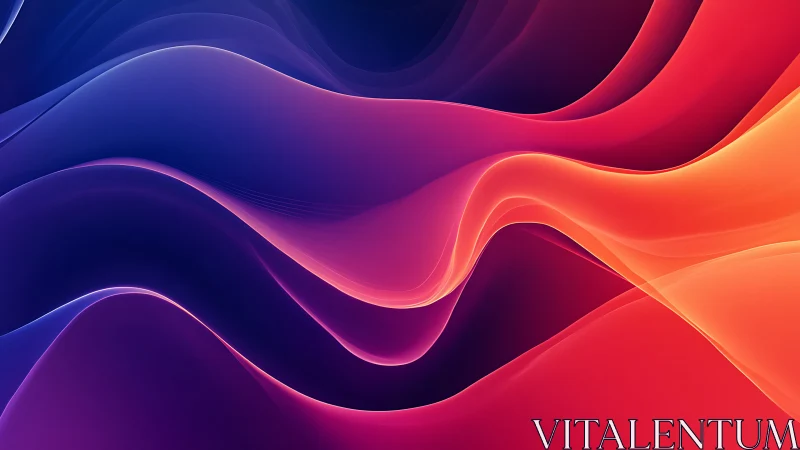 Radiant neon waves flow across a luminous abstract horizon.