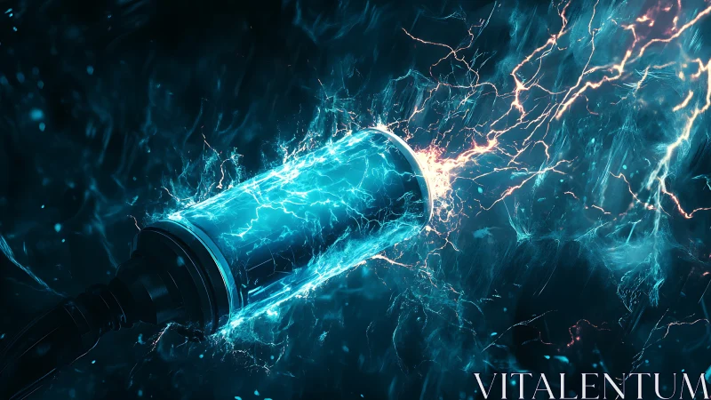 Cylindrical energy conduit emits high-voltage plasma arcs