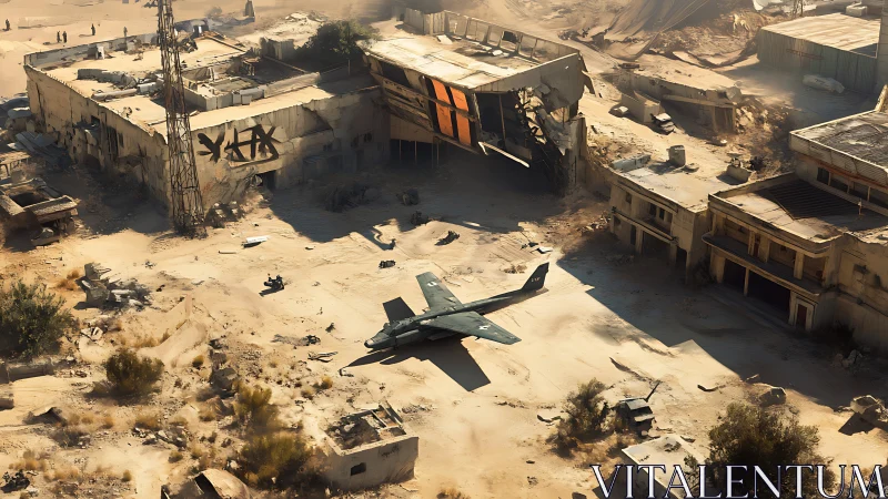 Desert airstrip tells a quiet story of ruins and resilience