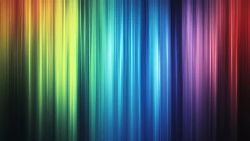 Chromatic curtains fall as neon lightstreams quietly hum