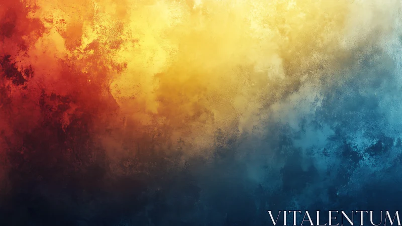 Vibrant abstract gradient merging fire, light, and ocean hues.