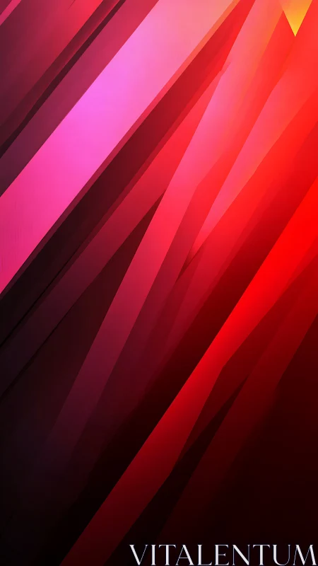 Red and pink diagonal abstract geometric stripe background.