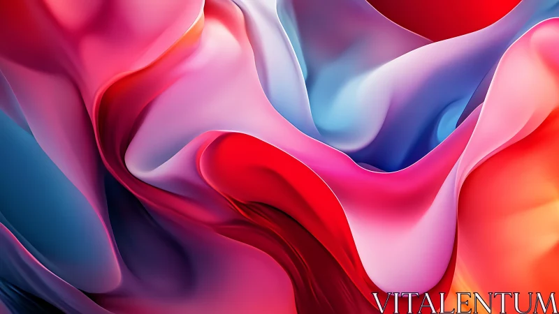 Chromatic fluid folds in high-gloss abstract gradient form.
