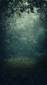 Enchanted Forest Threshold Where Daylight Surrenders to Shadow