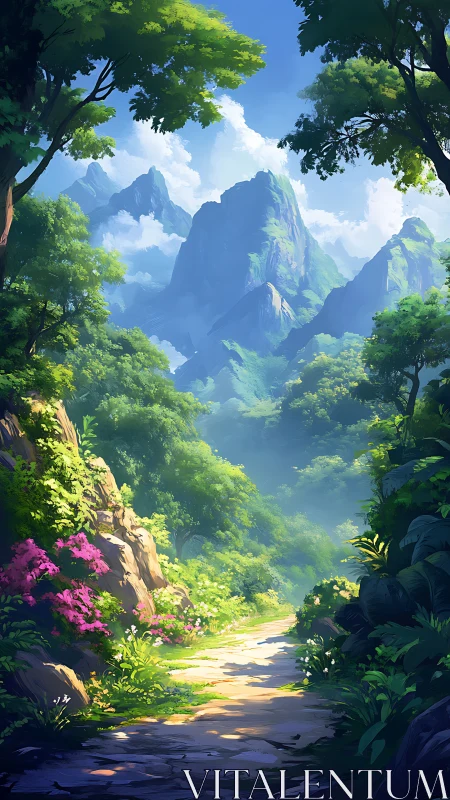 Mountain Sanctuary: Where Stone Giants Frame Emerald Dreams.