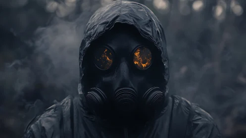 Fire-eyed wanderer stalks the ashen fog of oblivion.