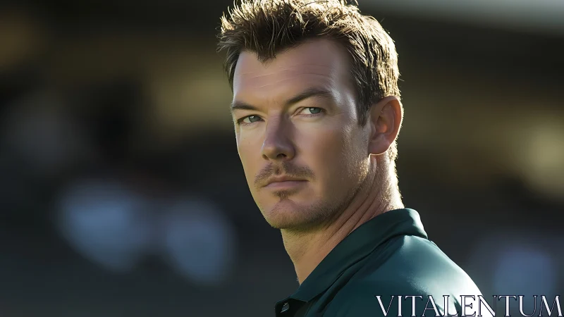 Quiet strength in a thoughtful outdoor portrait moment.