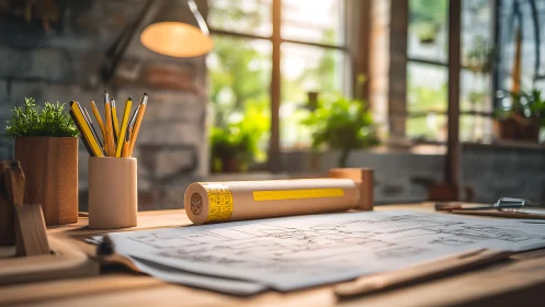 Architect's Creative Haven Where Ideas Take Shape.