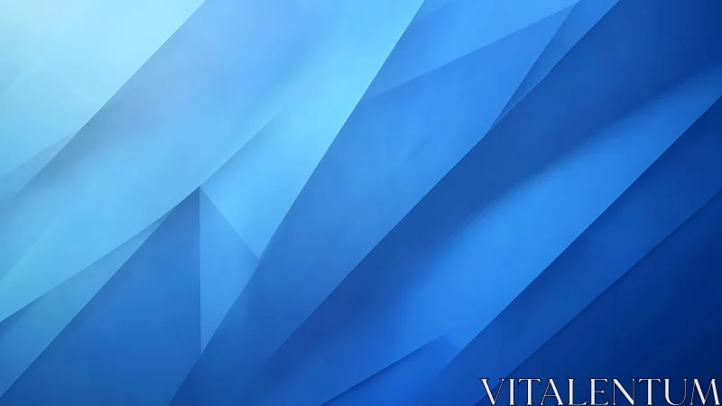 Abstract geometric blue background with layered polygonal shapes.