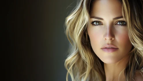 Soft light carves a quiet storm across a determined gaze