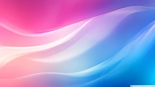 Gradient light waves over pink and blue abstract background.