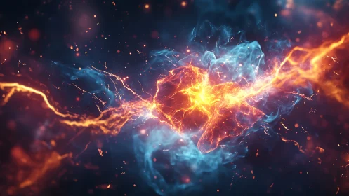 Collision of Fire and Ice Energy.