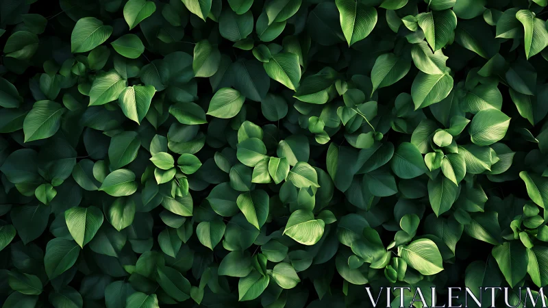 Emerald leaf chorus unfolding in layered forest whispers.