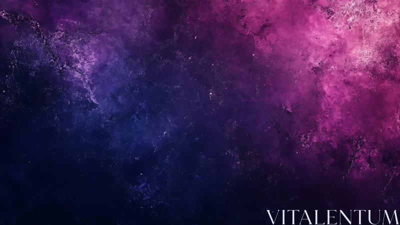 Deep violet and magenta nebula clouds blend in cosmic field