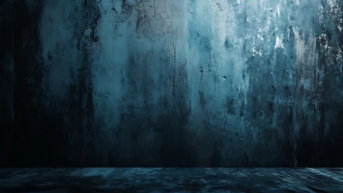 Midnight studio wall quietly waits for its next story to form