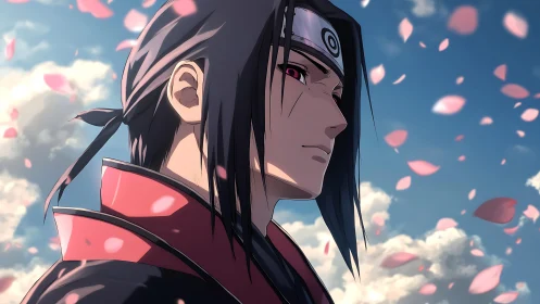 Two women in kimonos walking along traditional street in fall.