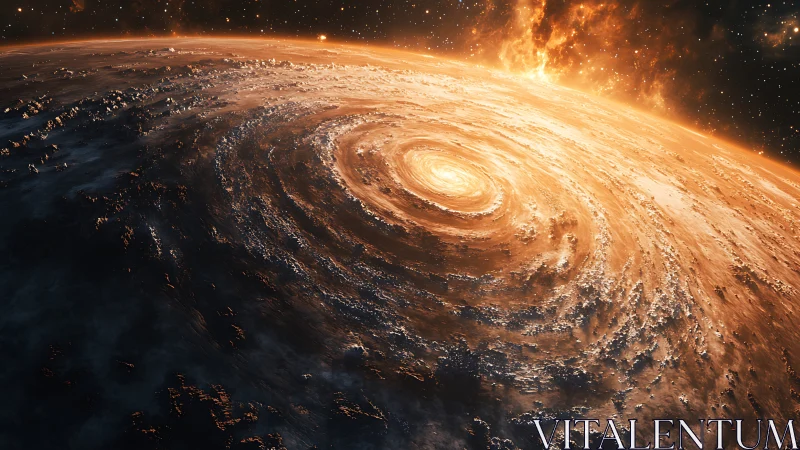 Protoplanetary disk with accretion vortex and stellar flares