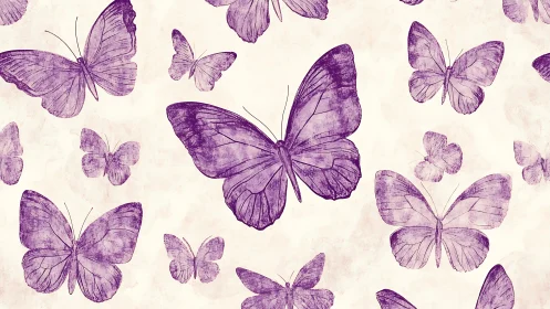 Lavender inkwing butterflies drift across parchment skies.