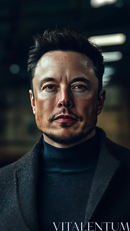 High-detail male portrait with shallow depth and cinematic grading