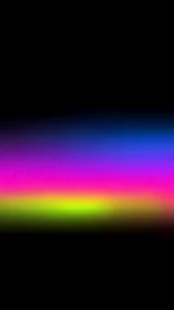 Chromatic horizontal gradient band on deep black field.