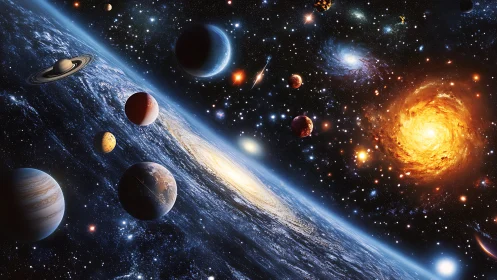 Warm galaxies and wandering planets in a cosmic dance.