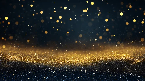 Bokeh-spectrum glitter field in shallow depth-of-focus space.