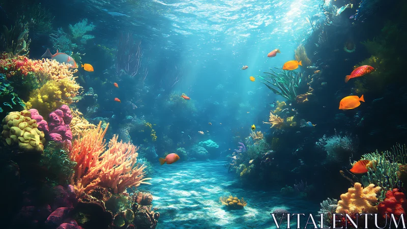 Coral reef corridor extends beneath filtered surface light