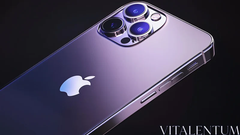 iPhone 14 Pro Deep Purple Smartphone. Premium Design.
