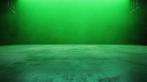 Emerald soundstage horizon awaiting untold digital dramas.