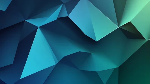 Gentle teal geometry unfolding in calm layered shapes.