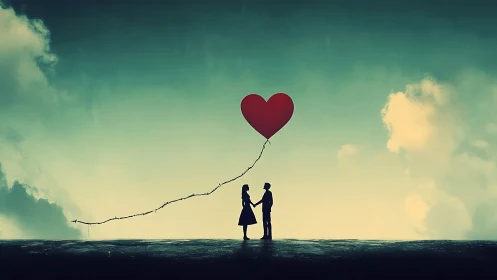 Two Hearts Reach for the Sky.