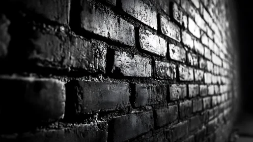 Grit-slick bricks whisper quietly into a vanishing distance