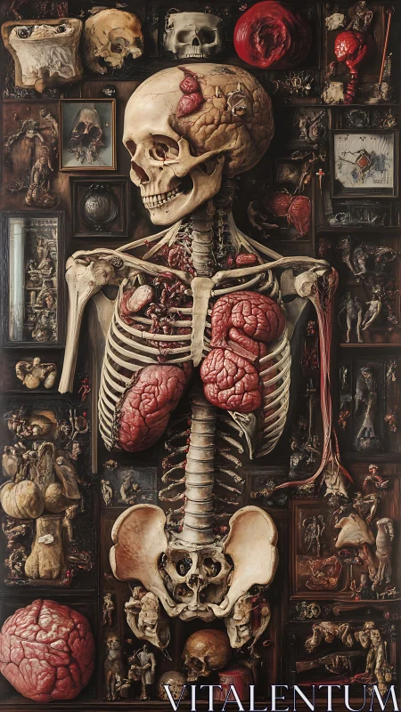 Cabinet of Curious Anatomy and Brooding Bonescape.