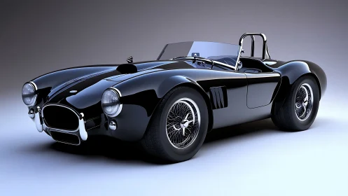 Midnight roadster ready for timeless open‑air adventures.