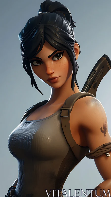 Storm-eyed adventurer studies the horizon for incoming chaos