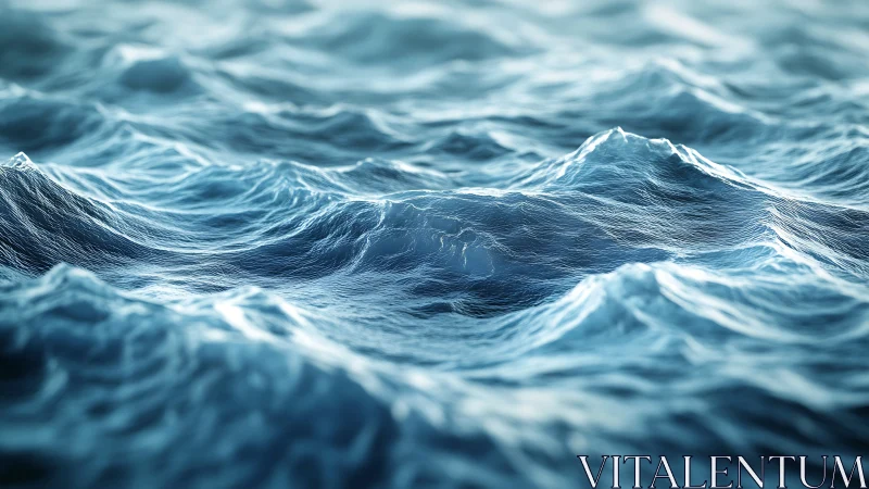 Digital rendering shows detailed mid-scale ocean surface waves