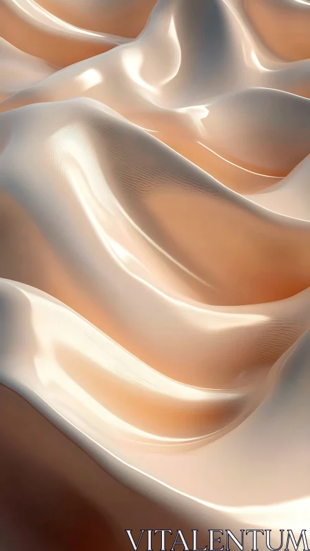 Layered satin-like surface with smooth reflective folds.