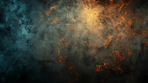 Textured Abstract Surface With Warm And Cool Tonal Contrast