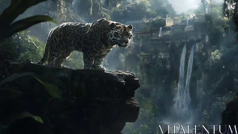 Apex Predator Surveys Lost Jungle Civilization Through Luminous Haze