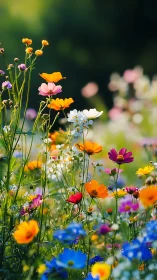 Wildflower Symphony Blooming Bright.