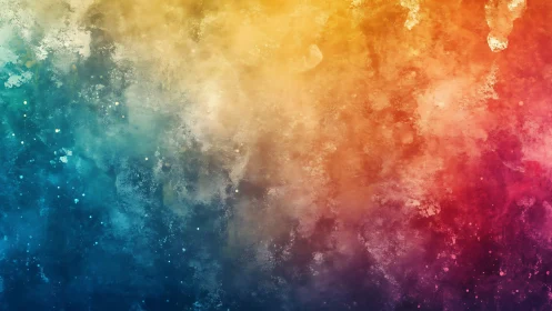 Multicolor textured gradient transitions across the canvas