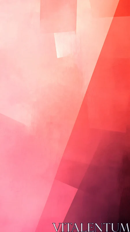 Blushing angles drift upward through soft rose-tinted haze