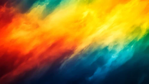 Diagonal gradient of blended multicolor abstract digital background.