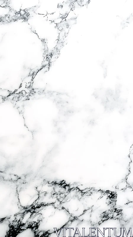 White marble surface shows delicate gray veining patterns.