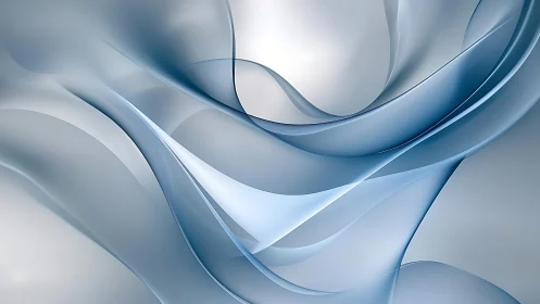 Parametric translucent waveforms in cool spectral gradients.