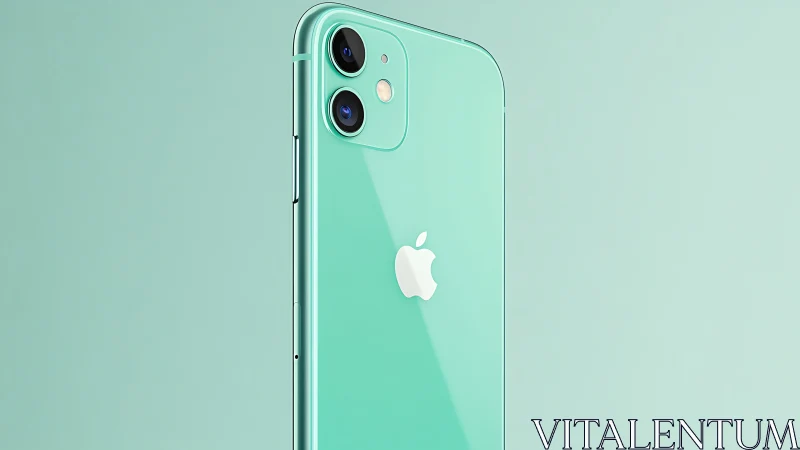 iPhone 11 Green. Dual camera system.