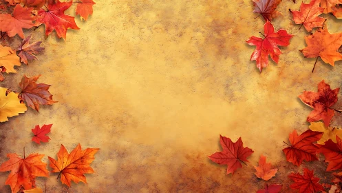 Rustling maple leaves frame a golden autumn daydream.
