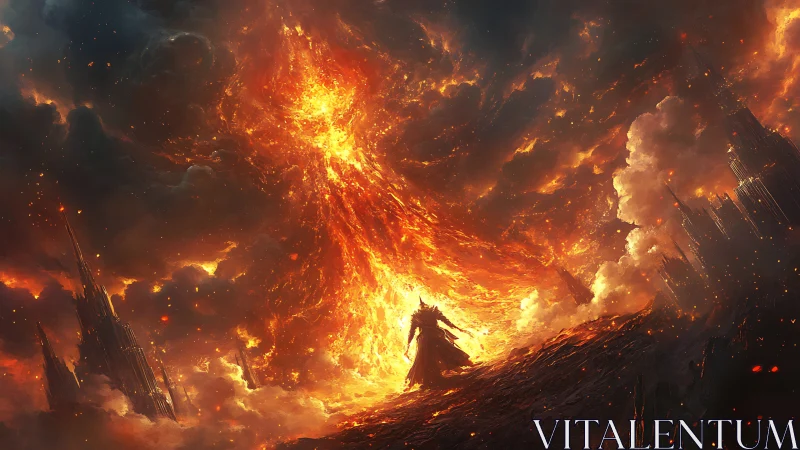 Fire Elemental Emerges from Inferno.