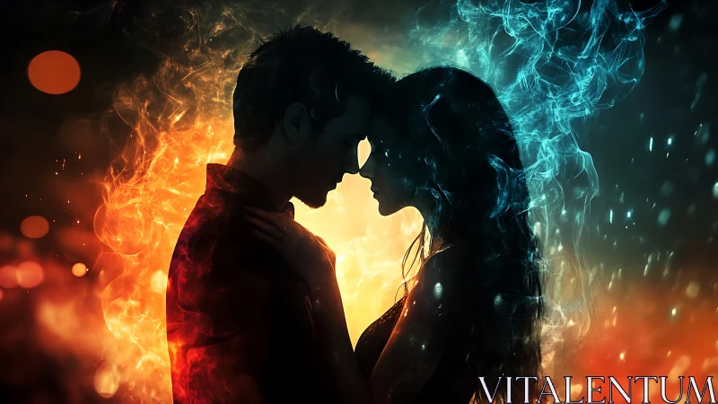 Two Souls Ignite Where Flame Kisses Frost